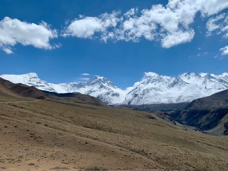 Blick Richtung Thorong La Pass - WanderCoaching Nepal